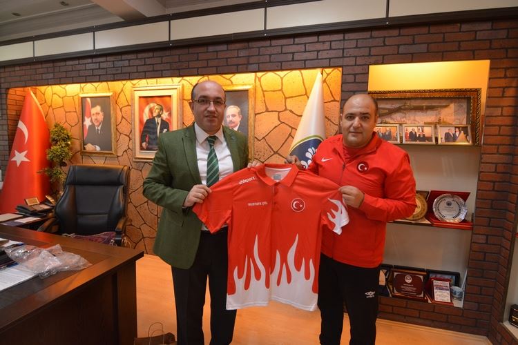 Gençlik Spor İlçe Müdürlüğü’nden Başkan Çöl’e ziyaret