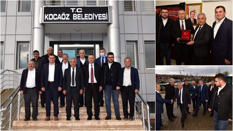 Başkan Zeybek Kocaöz Belediyesi’ni ziyaret etti