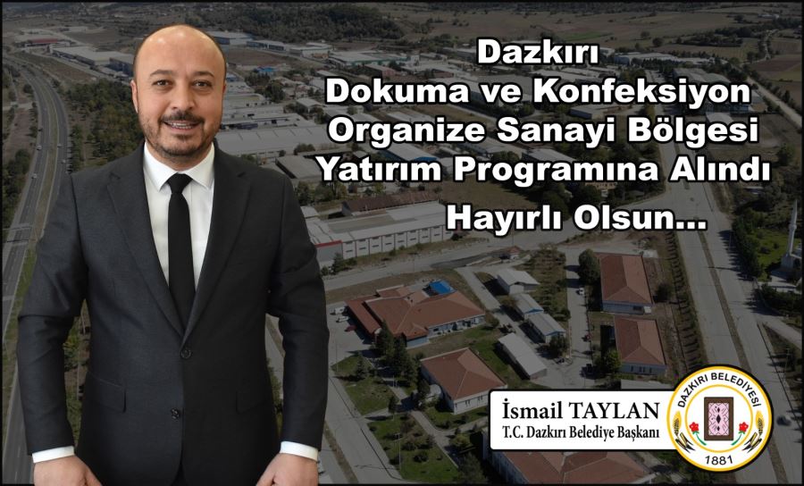 Dazkırı’da yılın ilk müjdesi resmî gazetede yayınlandı