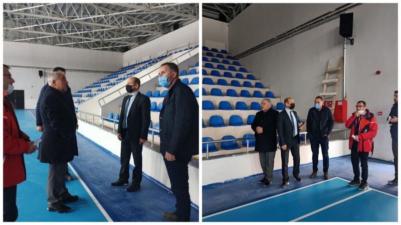 Sinanpaşa Kapalı Spor Salonu’nda sona doğru