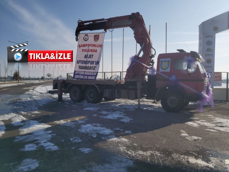 Minibüsçü esnafı Afjet Afyonspor için tek yürek oldu