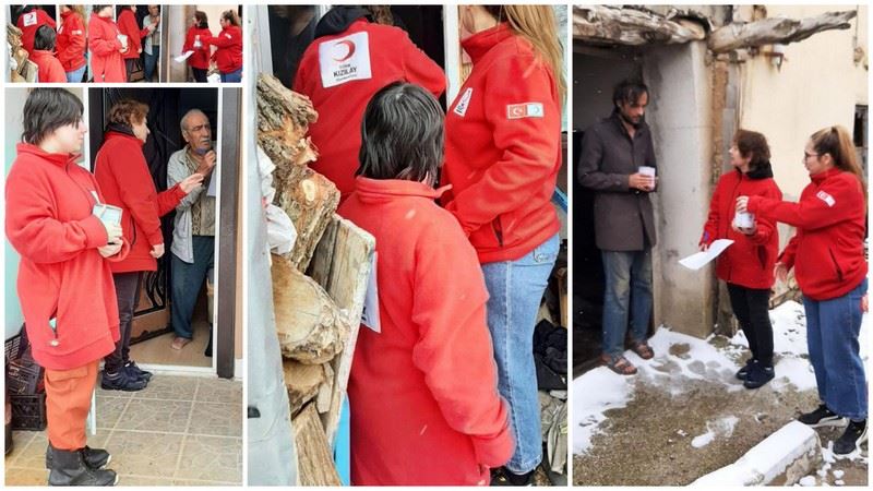 Sandıklı Kızılay ihtiyaç sahiplerini yalnız bırakmadı