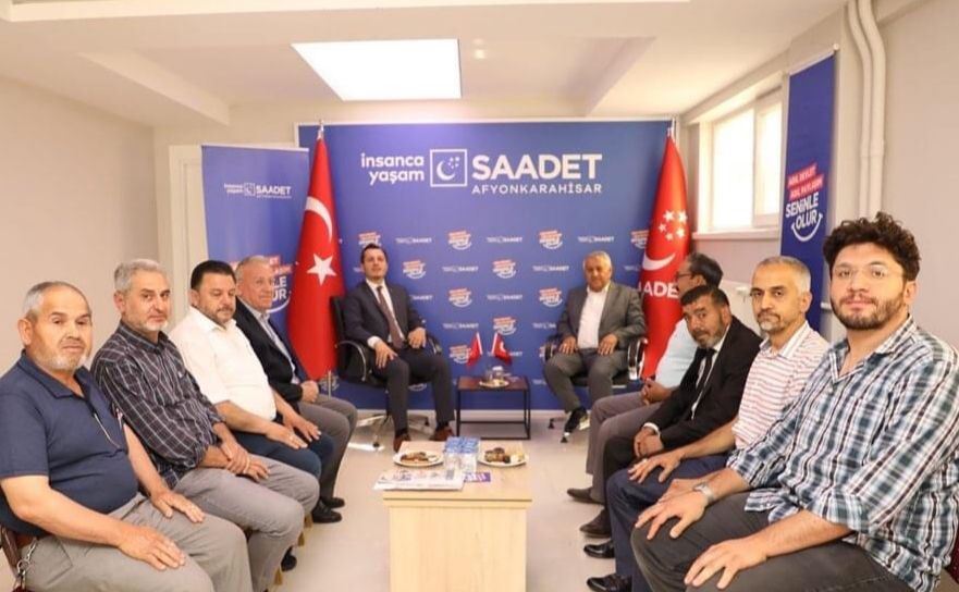 Başkan Zeybek’ten Saadet Partisi’ne ziyaret