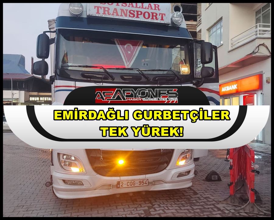 Emirdağlı Gurbetçiler tek yürek