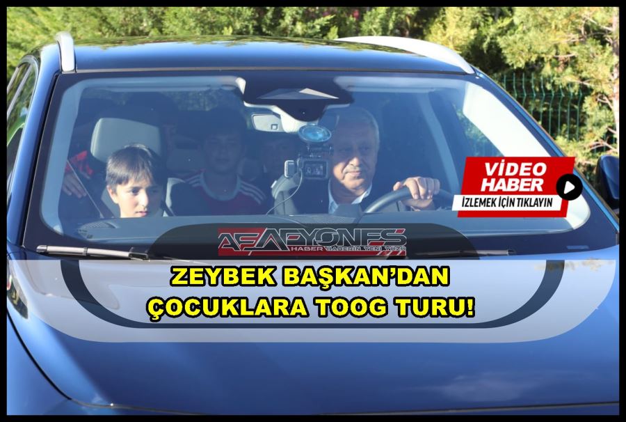 ZEYBEK BAŞKAN’DAN ÇOCUKLARA TOOG TURU!