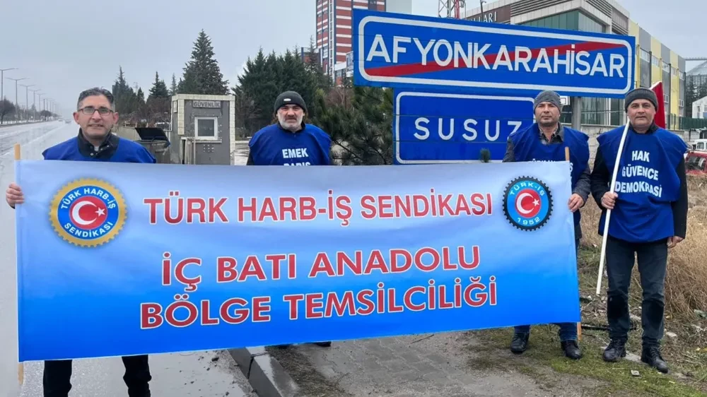Türk Harb-İş Sendikası, Ankara Yürüyüşünde Afyon